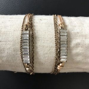 Chloe and Isabel Leather Bracelets